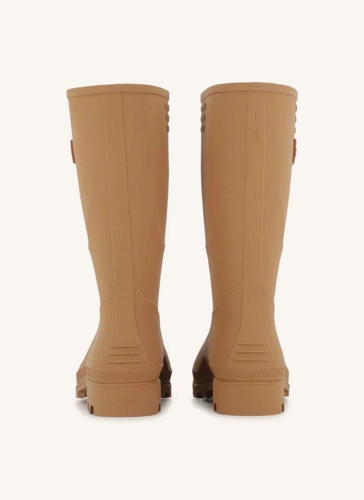 Chloé - Chloé Rain Boots | Caramel