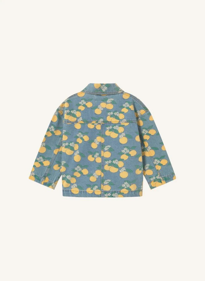 Tinycottons - Denim Jacket Oranges | Blue