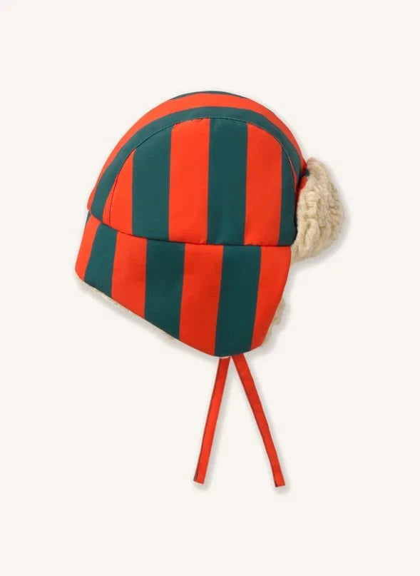 Tinycottons - Striped Chapka | Red