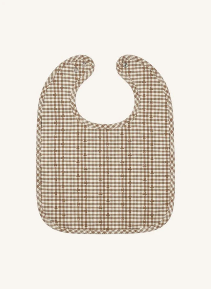 Editions Aimable - Bib Bertille | Noisette Vichy Cotton