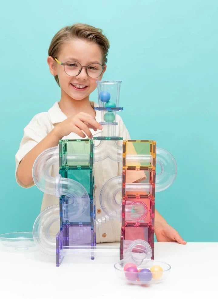 Connetix - Ball Run Set - 114 pieces | Pastel