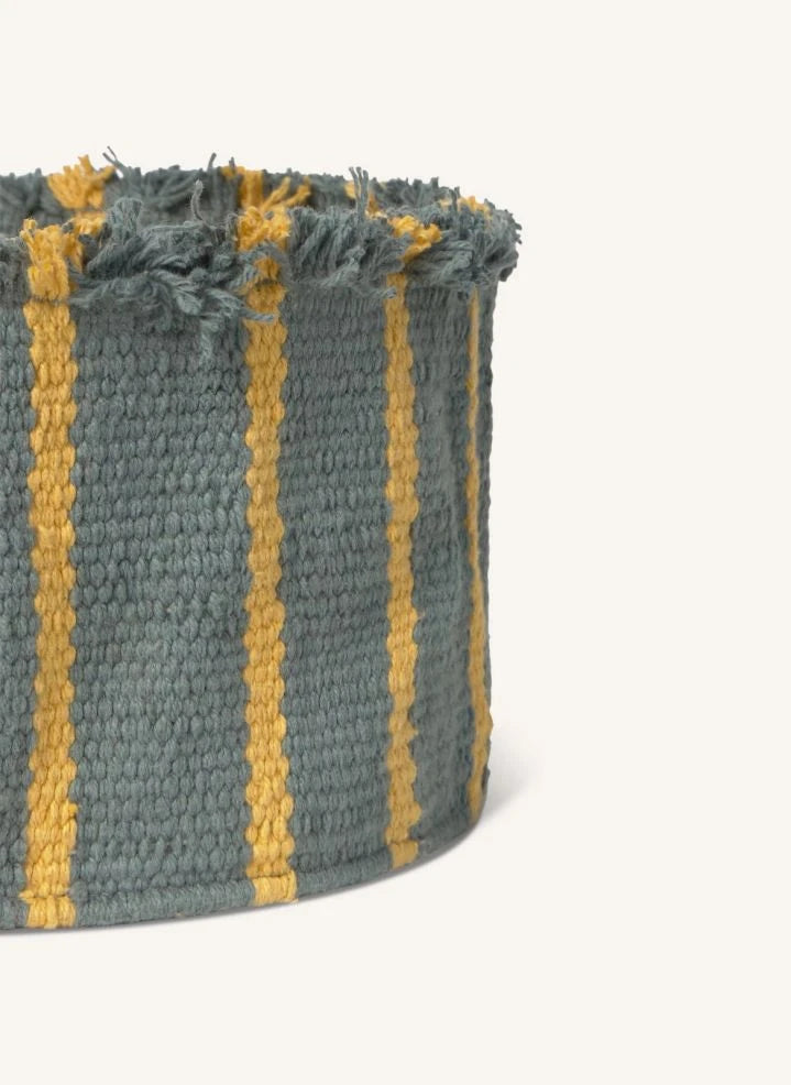 Lorena Canals - Striped basket | Blue