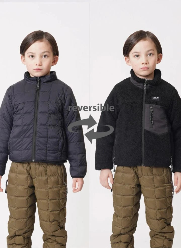 Taion - Down x Boa Mountain Reversible Down Jacket | Black