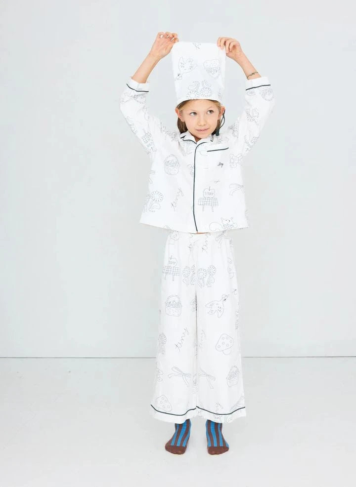 Tinycottons - Apple Pajamas | White