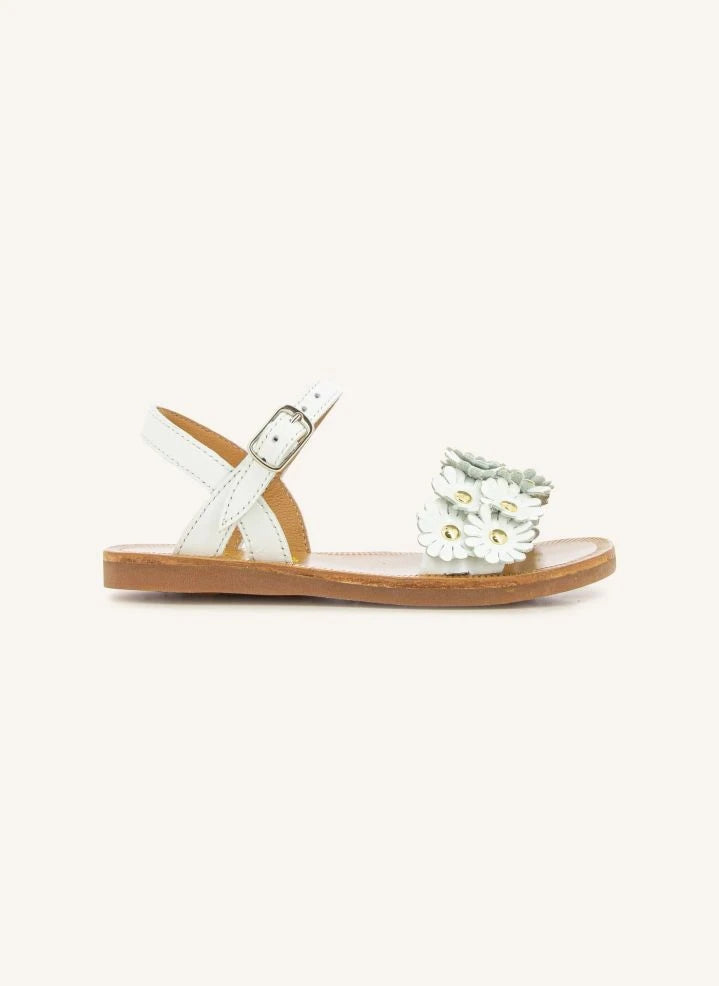 Pom d'Api - Plagette Multi Flo sandals | White