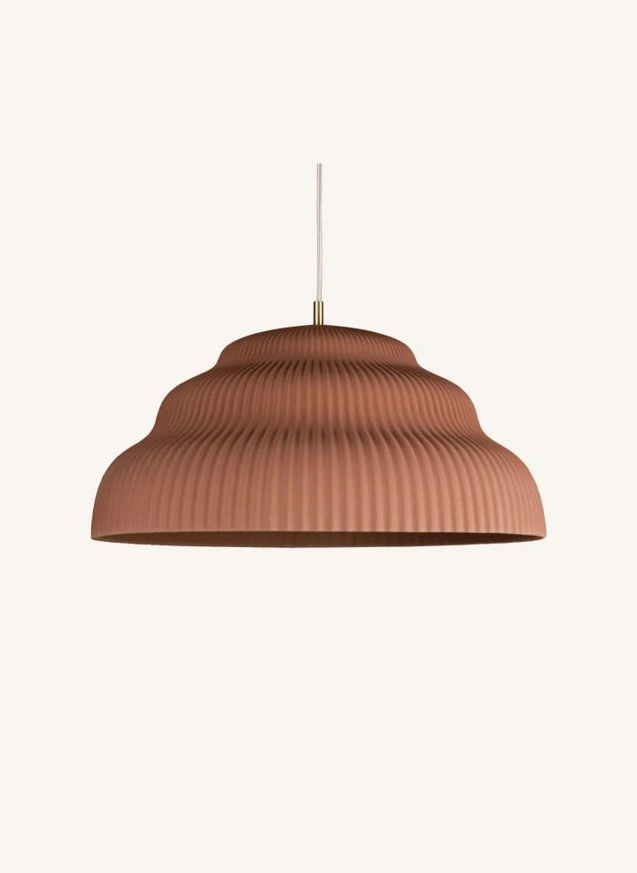 Schneid Studio - Kaskad ceramic suspension lamp | Rust