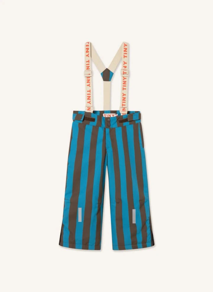 Tinycottons - Striped Ski Pants | Blue
