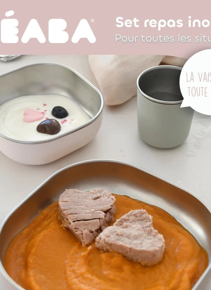 Béaba - Stainless steel lunch box | Peach