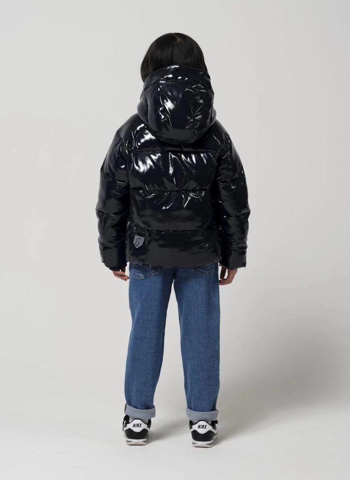 Gosoaky - Flashy Dragon Gradient Waterproof Down Jacket | Blue