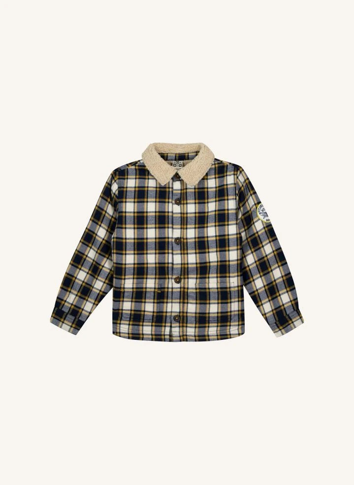 Bonton - Piloti Checkered Jacket | White