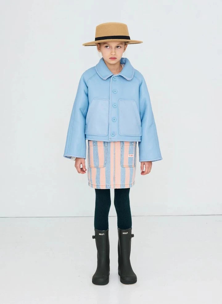 Tinycottons - Sherpa-Style Reversible Jacket | Pink