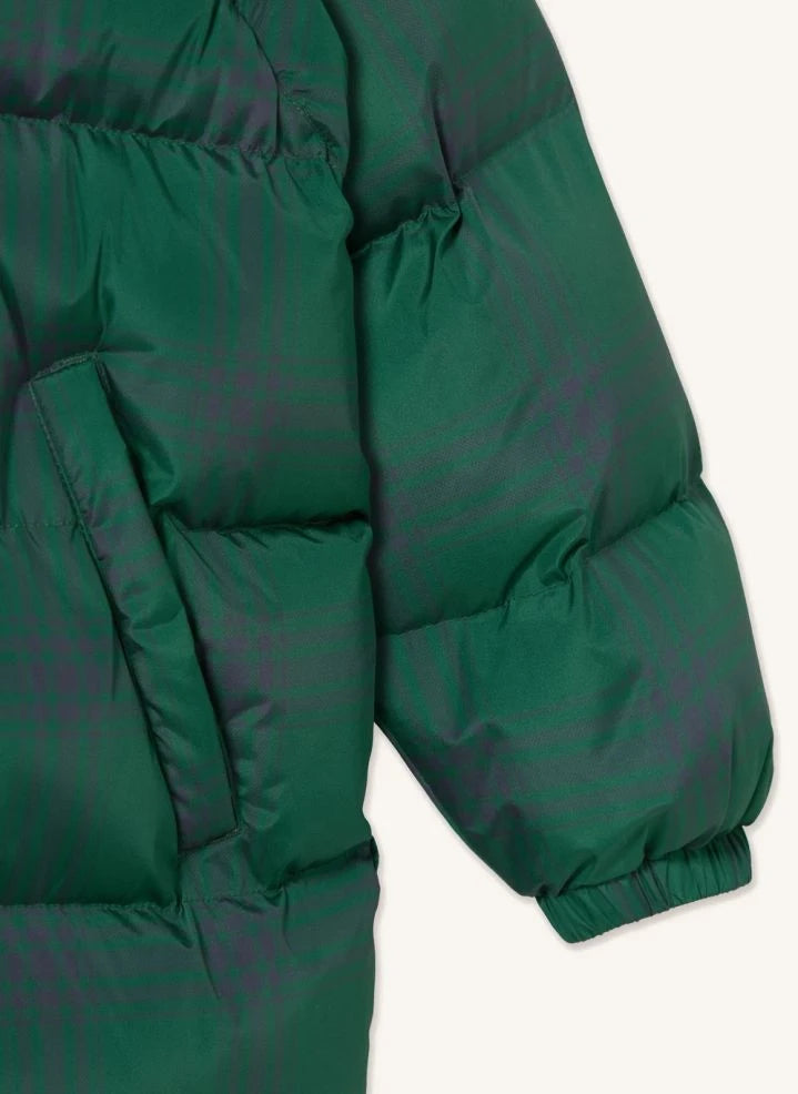 Tinycottons - Tartan Down Jacket | Green
