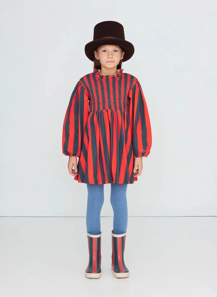 Tinycottons - Striped Dress | Red