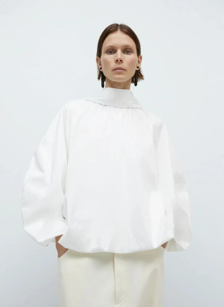 Cordera - Bow blouse | White