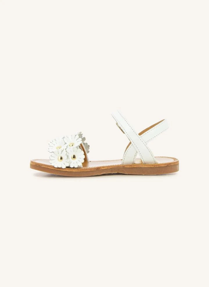 Pom d'Api - Plagette Multi Flo sandals | White